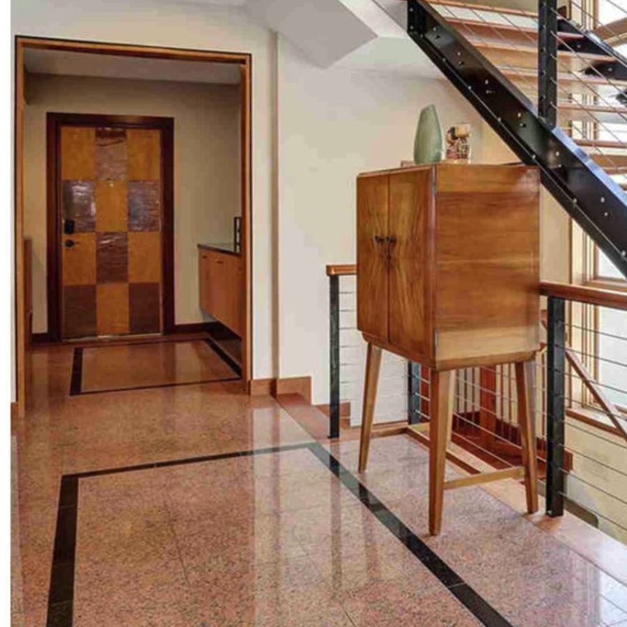 Granite countertop in a residential kitchen