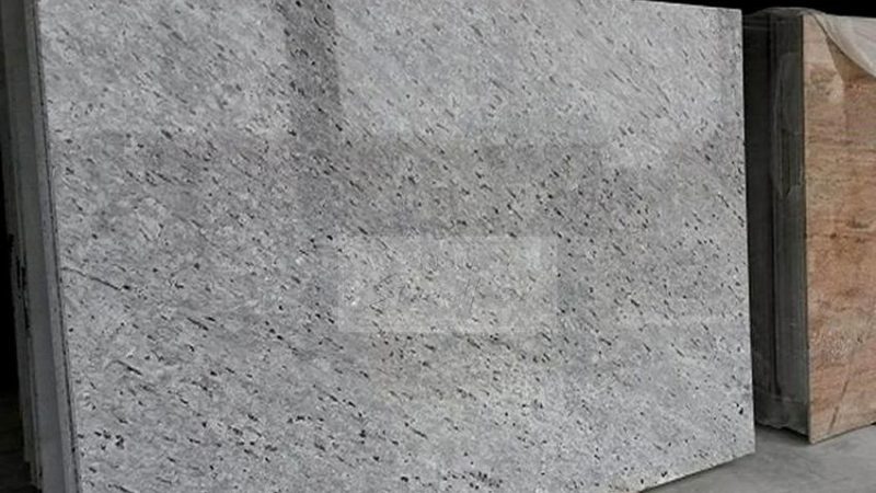 Polished granite slab